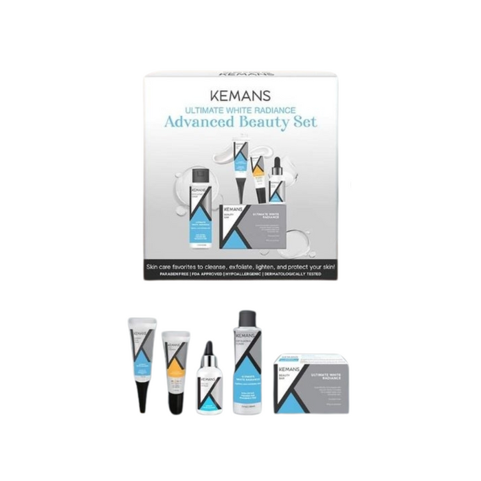 KEMANS ULTIMATE WHITE RADIANCE ADVANCED BEAUTY SET (BOX)